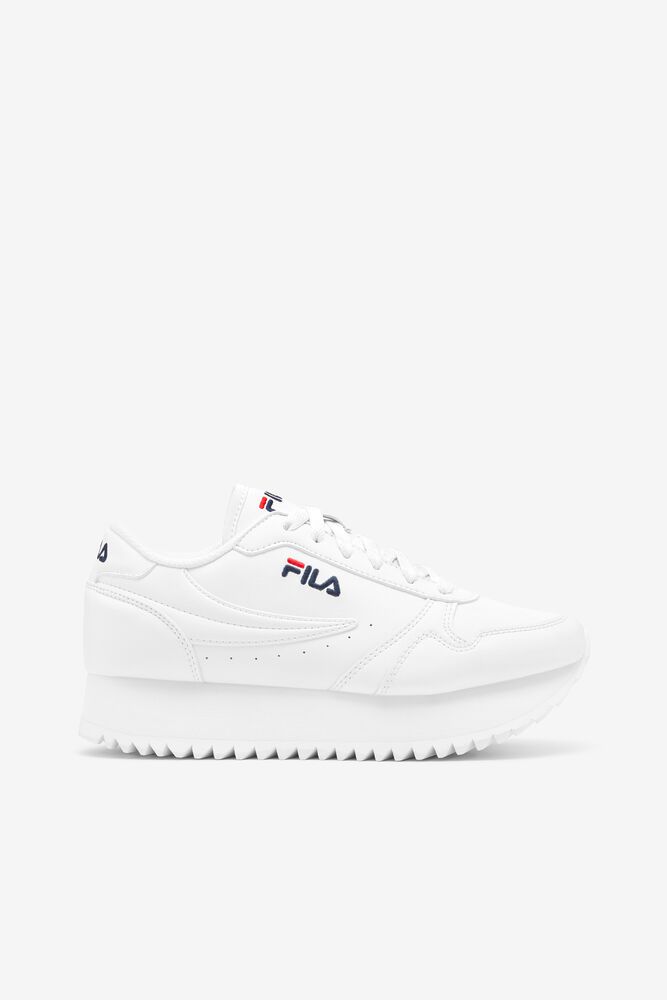 Fila Orbit White Sneakers Womens - NZ 50274-AOVN